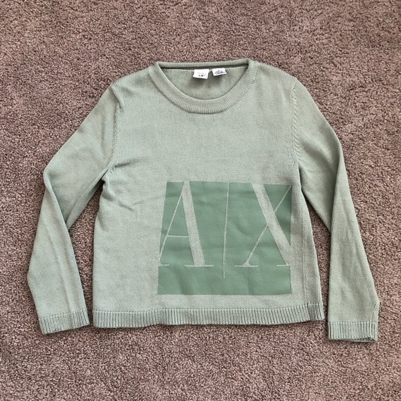 A/X Armani Exchange Sweater Womens Size S Pistachio Green - Picture 1 of 9